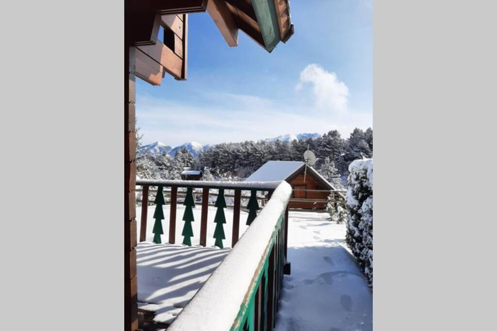 Maison De Bois Finlandaise Au Pied Des Pistes Bolquere ภายนอก รูปภาพ